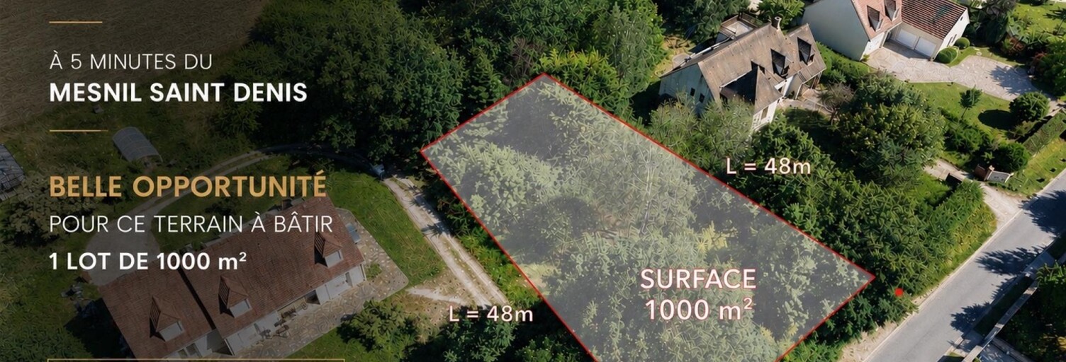 Terrain  1000 m² à vendre à Saint-Forget (78720)