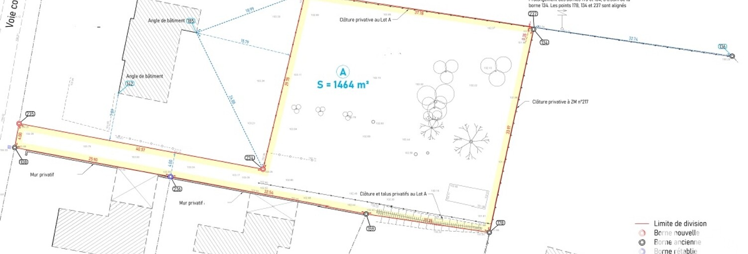 Terrain  1464 m² à vendre à Saint-Senoux (35580)