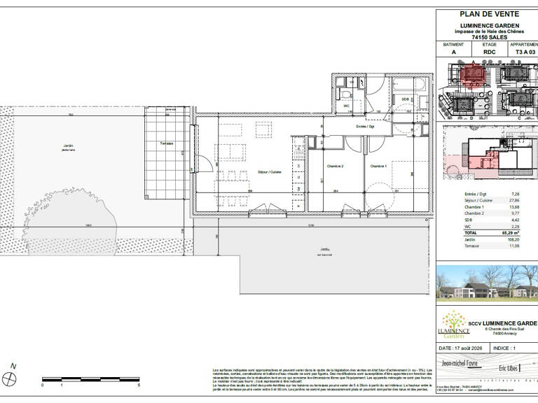 Découvrez « Luminence Garden » : un nouveau cadre de vie au cœur du village de Sales (74150) — photo 1