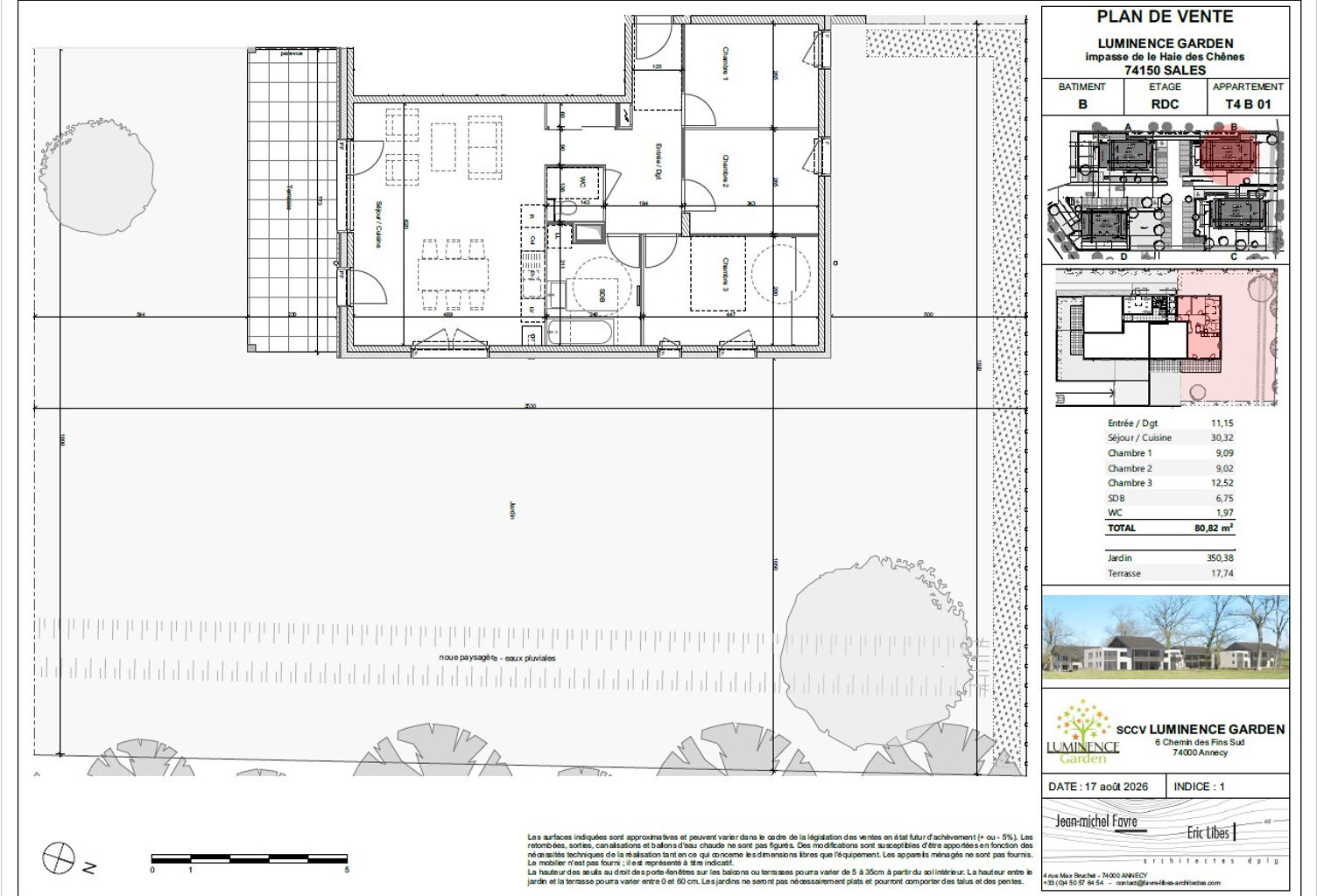 Découvrez « Luminence Garden » : un nouveau cadre de vie au cœur du village de Sales (74150) — photo 1