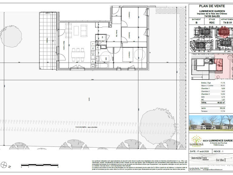 Découvrez « Luminence Garden » : un nouveau cadre de vie au cœur du village de Sales (74150) — photo 1