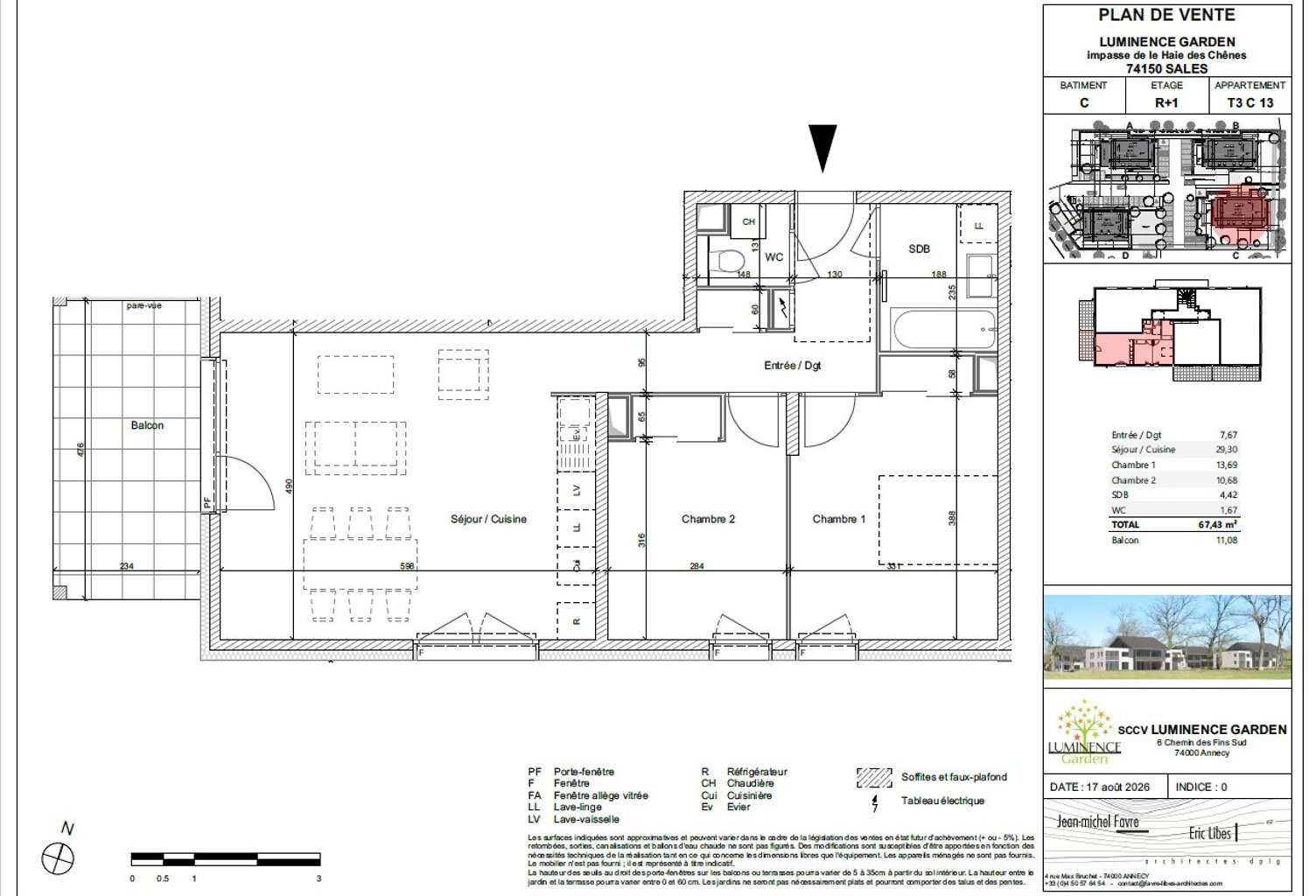 Découvrez « Luminence Garden » : un nouveau cadre de vie au cœur du village de Sales (74150) — photo 1