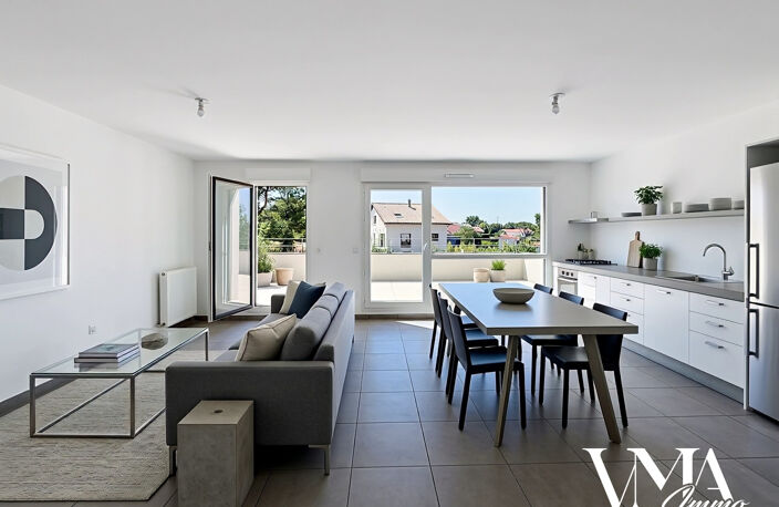 La Tour-de-Salvagny centre  Appartement T4 de 80 m2 avec ter — photo 2