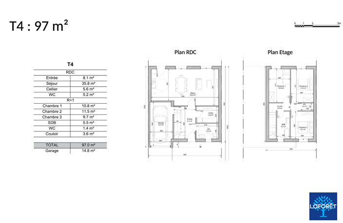 Maison neuve à vendre sur plan, 3 chambres — photo 2