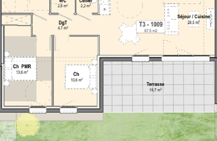 Appartement Capbreton 3 pièce(s) 67 m2 — photo 4