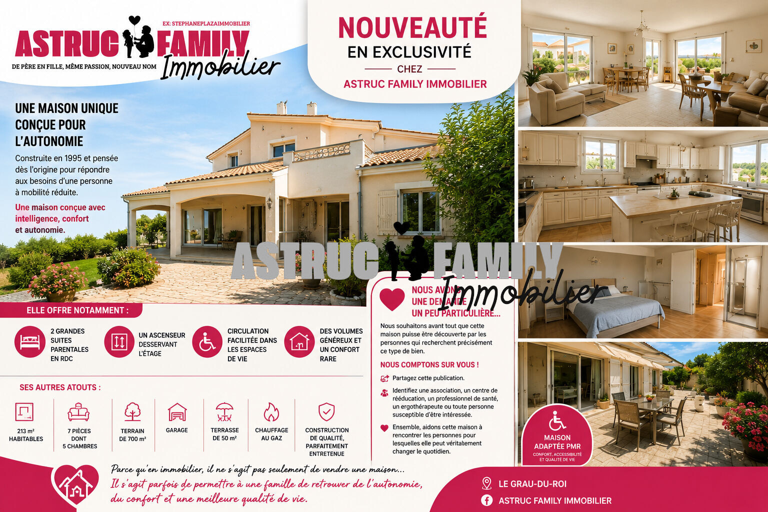Villa / Maison  T7 à vendre Grau-du-Roi (Le) 30240