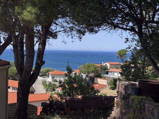 Port-Vendres : maison vue mer 3 chambres en vente — photo du bien