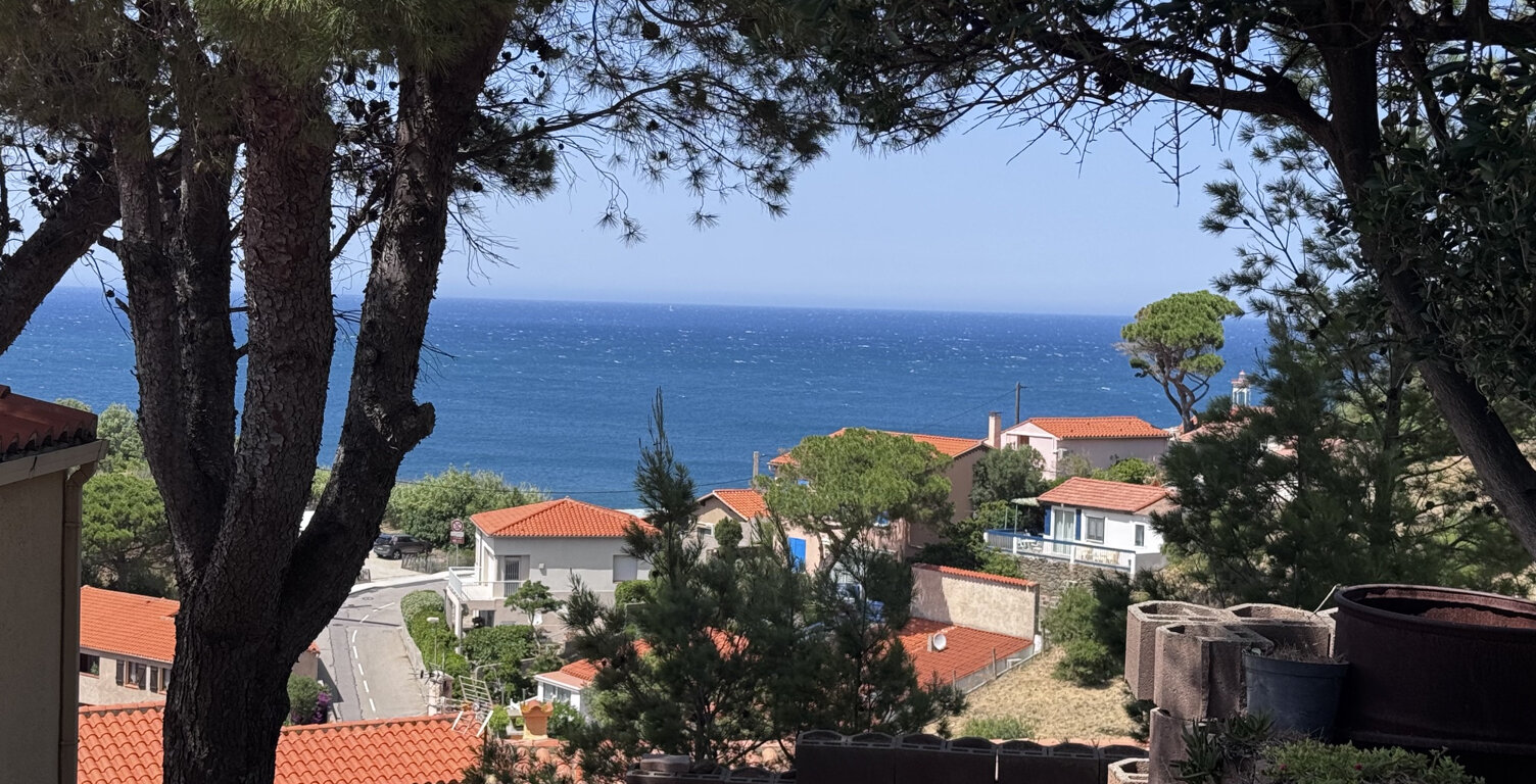 Port-Vendres : maison vue mer 3 chambres en vente — photo 1