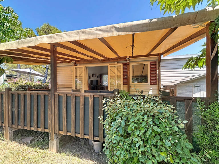 VENTE - PUGET SUR ARGENS - Mobil-home 2 chambres avec terrasse — photo 1