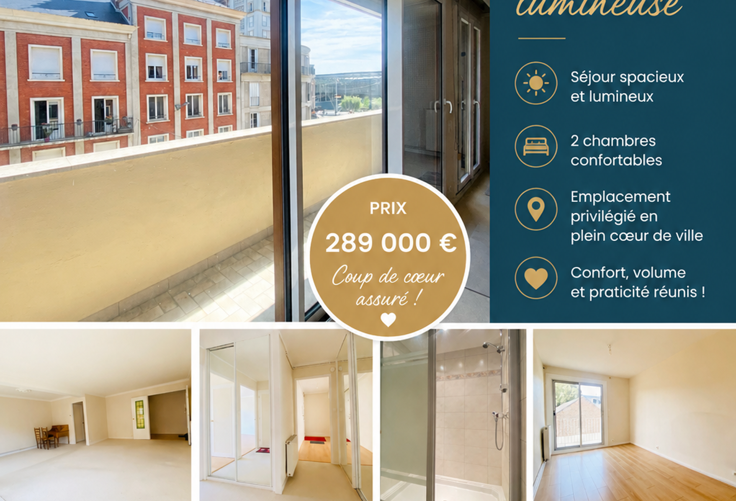 Vente Appartement 3 pièces — photo 1
