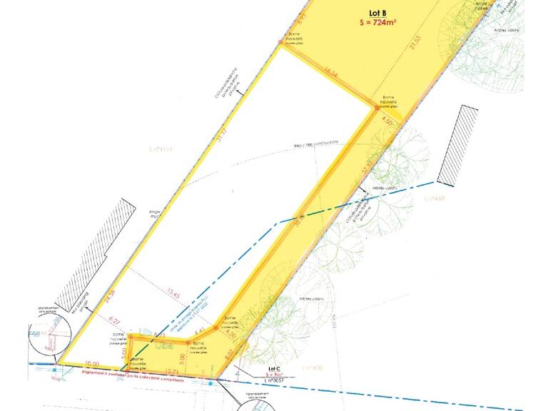 Vente Terrain à bâtir 724 m&sup2; — photo 1