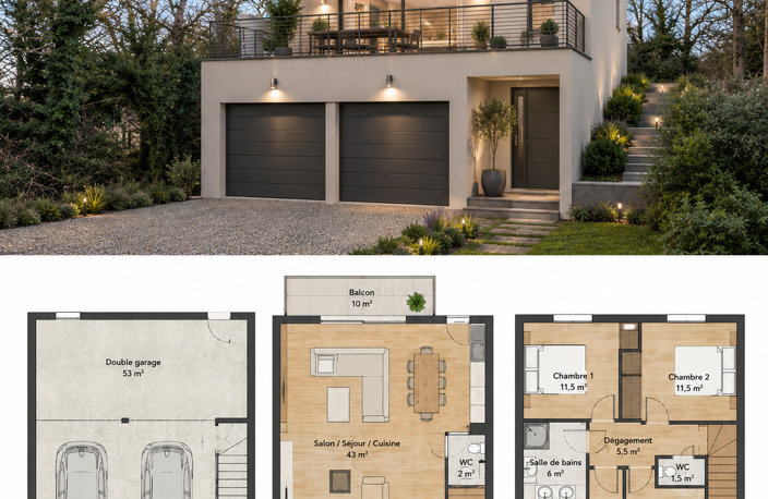 Vente Terrain à bâtir 850 m&sup2; — photo 3