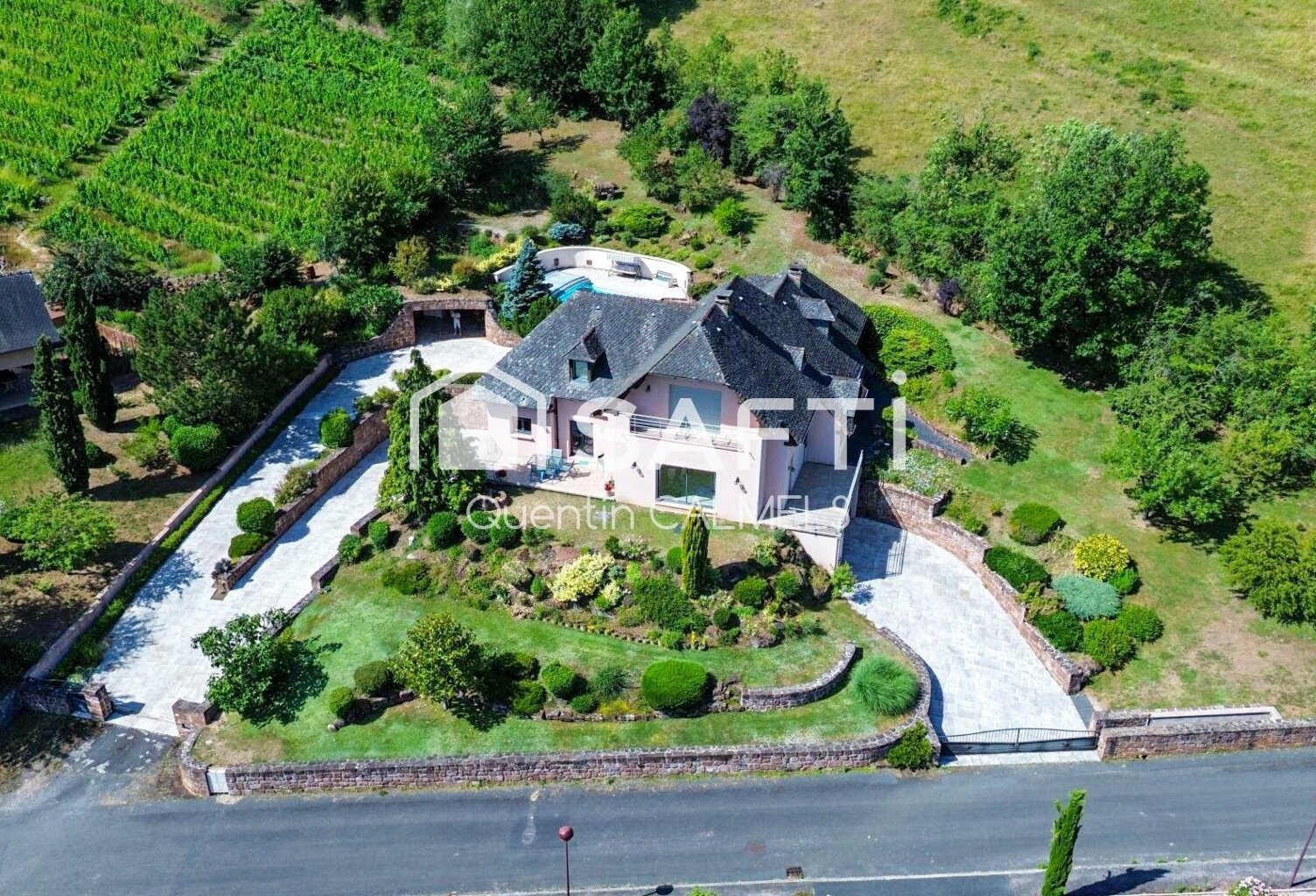 Magnifique villa d'architecte sur les hauteurs de Marcillac-Vallon — photo 1