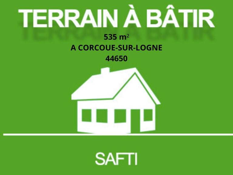 TERRAIN A BATIR 535 M² - CORCOUE-SUR-LOGNE 44650 — photo 1