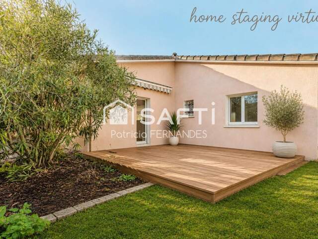 AUCAMVILLE - Maison plain-pied T4 avec jardin et garage — photo du bien