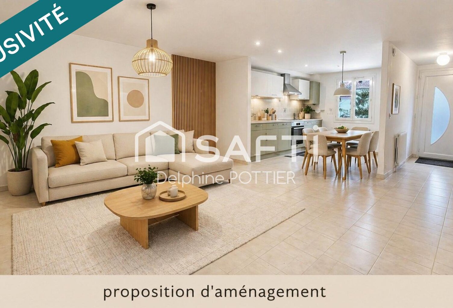Maison 90m², 5p, 4 chambres, vivable de plain-pied, sous-sol total — photo 1