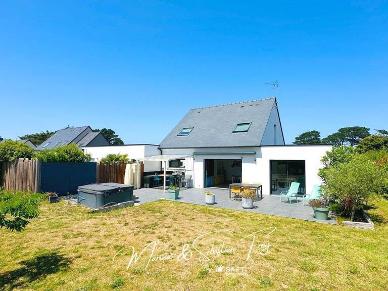 PORT-BLANC  PROPRIÉTÉ CONTEMPORAINE AVEC GÎTE INDÉPENDANT À 500 M DES PLAGES — photo 1