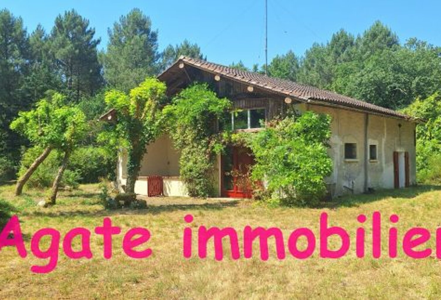 MAISON EN PIERRE A LOUER SUR GRAND TERRAIN 33840 CAPTIEUX — photo 1
