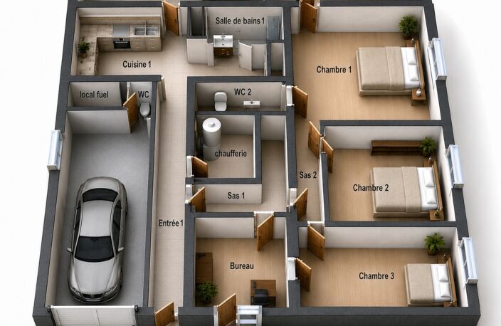Maison familiale au coeur de Doué la Fontaine - Potentiel de 6 chambres — photo 5