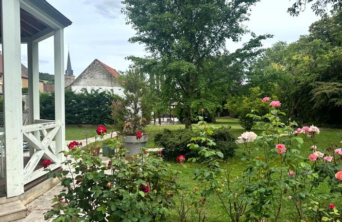 ELEGANTE PROPRIETE AVEC PISCINE, GÎTE INDÉPENDANT ET ESPACE PROFESSIONNEL – POUILLY-EN-AUXOIS CENTRE — photo 4