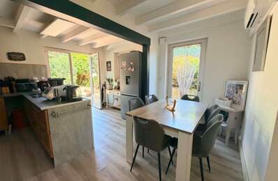 MAISON 100 M² AU CALME, 3 CHAMBRES, POSSIBILITE DE 4 CHAMBRES, TERRAIN DE 859 m², TERRASSE, POMPE A CHALEUR, CLIMATISATION, ASSAINISSEMENT COLLECTIF, TOITURE OK, DOUBLE VITRAGE GARAGE — photo du bien