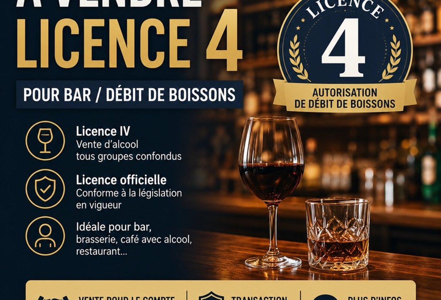 À VENDRE – LICENCE IV – ROUEN — photo 1