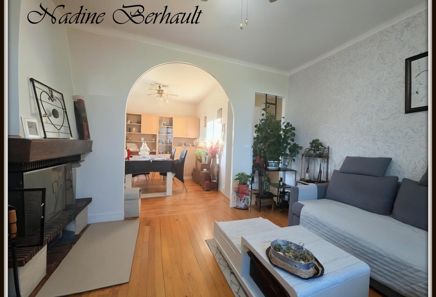 Maison à vendre 4 pièces  Amilly gare (45), sous sol complet, 2 ch en étage, salon avec cheminée, cuisine aménagée, jardin clos, 2 mn transport Gare Montargis — photo 1