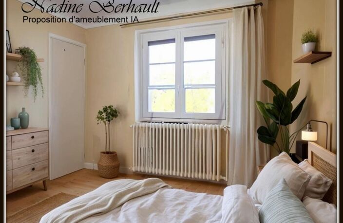 Maison à vendre 4 pièces  Amilly gare (45), sous sol complet, 2 ch en étage, salon avec cheminée, cuisine aménagée, jardin clos, 2 mn transport Gare Montargis — photo 5