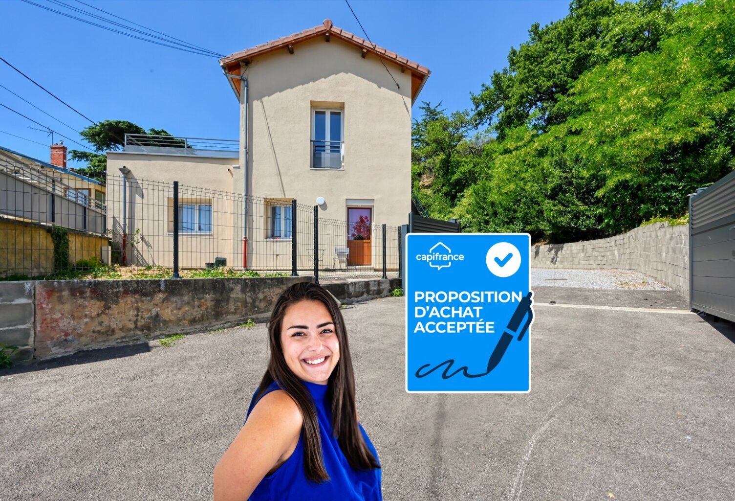 Maison en limite de campagne - 6 Pièces - Hauteurs de Givors - Divisée en 2 appartements - Potentiel locatif — photo 1