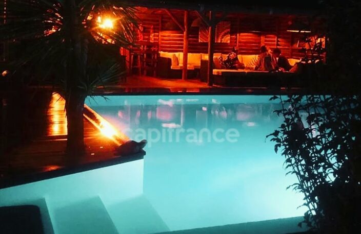 LACANAU - PROCHE LAC ET CENTRE VILLE - MAISON 250M2 SUR 2000M2 – PISCINE SPA SAUNA — photo 5