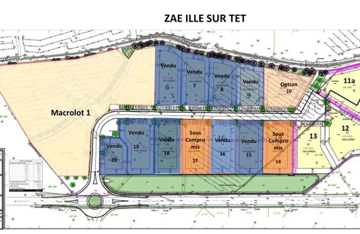 Dpt Pyrénées Orientales (66), à vendre ILLE SUR TET terrain constructible 1795 m², plat, vaibilisé — photo 3