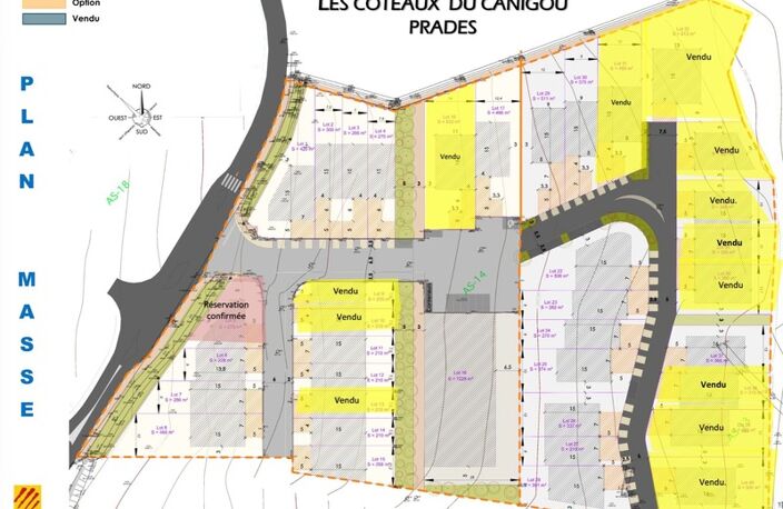Dpt Pyrénées Orientales (66), à vendre PRADES Terrain constructible 264 m², 2 faces, libre constructeur — photo 2