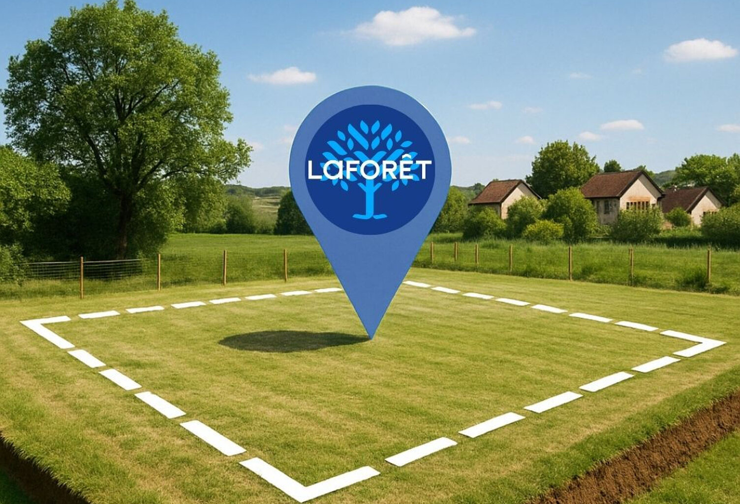 **Rare terrain à bâtir avec projet de construction déjà accepté !** — photo 1