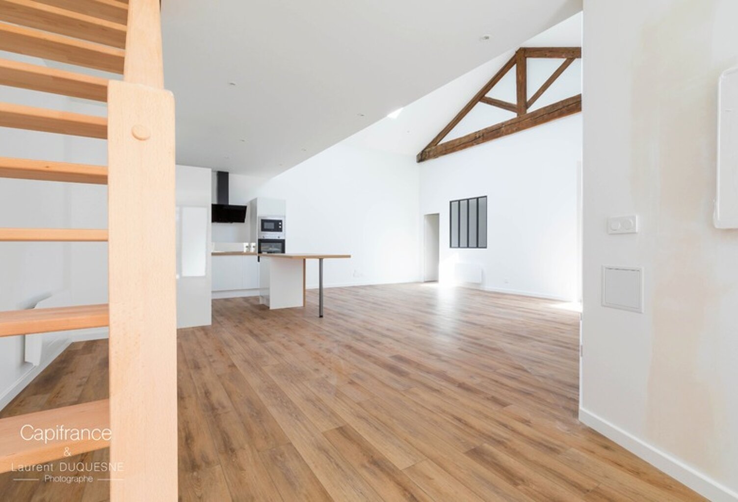 DIJON DARCY GARE  LOFT DE 95.40 M2 CARREZ ET 123 M2 AU SOL — photo 1