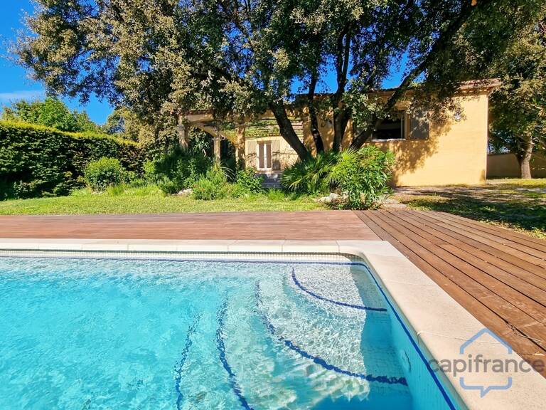 Maison de plain-pied de 156m² avec 6 pièces + une dépendance - Terrain arboré de 1400m² avec Piscine - (34160) — photo 1