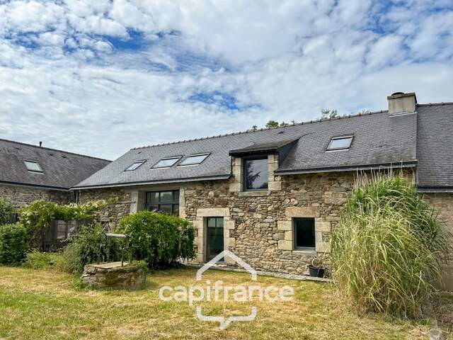 PROPRIÉTÉ DE CARACTÈRE AVEC LONGÈRE DE 185 M², DEUX LOGEMENTS INDÉPENDANTS, HANGAR A QUELQUES MINUTES DE PONTIVY – SAINT-GÉRAND — photo du bien