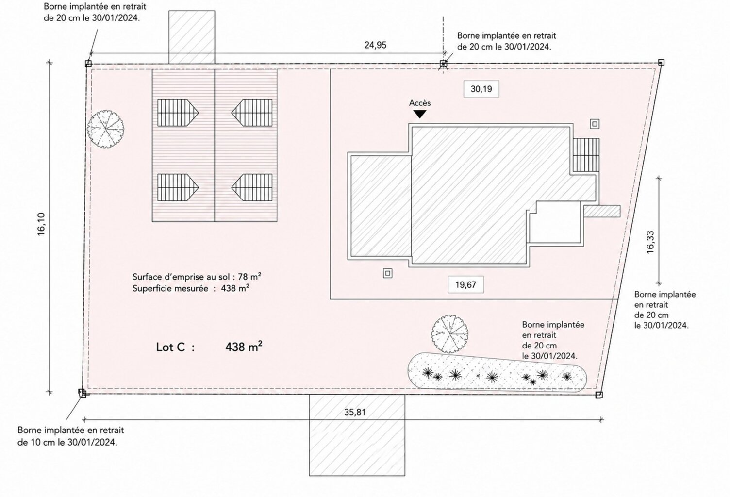 Projet 438 - Terrain à bâtir de 438m² YERMENONVILLE (28) - 55 000 € — photo 1
