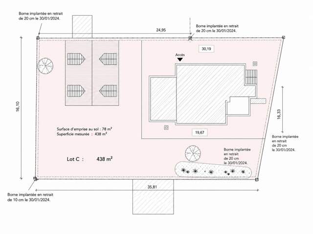 Projet 438 - Terrain à bâtir de 438m² YERMENONVILLE (28) - 55 000 € — photo du bien