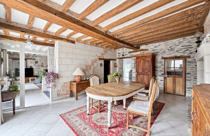 PROPRIÉTÉ DE CARACTÈRE EN BORD DE LOIRE – 210 m² – 2470 m² DE TERRAIN – LES PONTS-DE-CÉ — photo 2