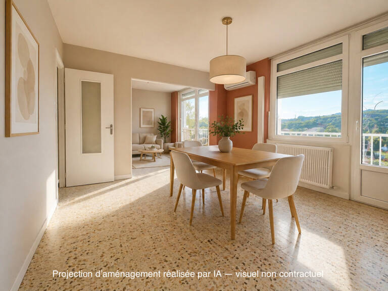 Appartement T4 de 82,76 m² – 2 balcons, garage et cave – La Grand-Croix — photo 1