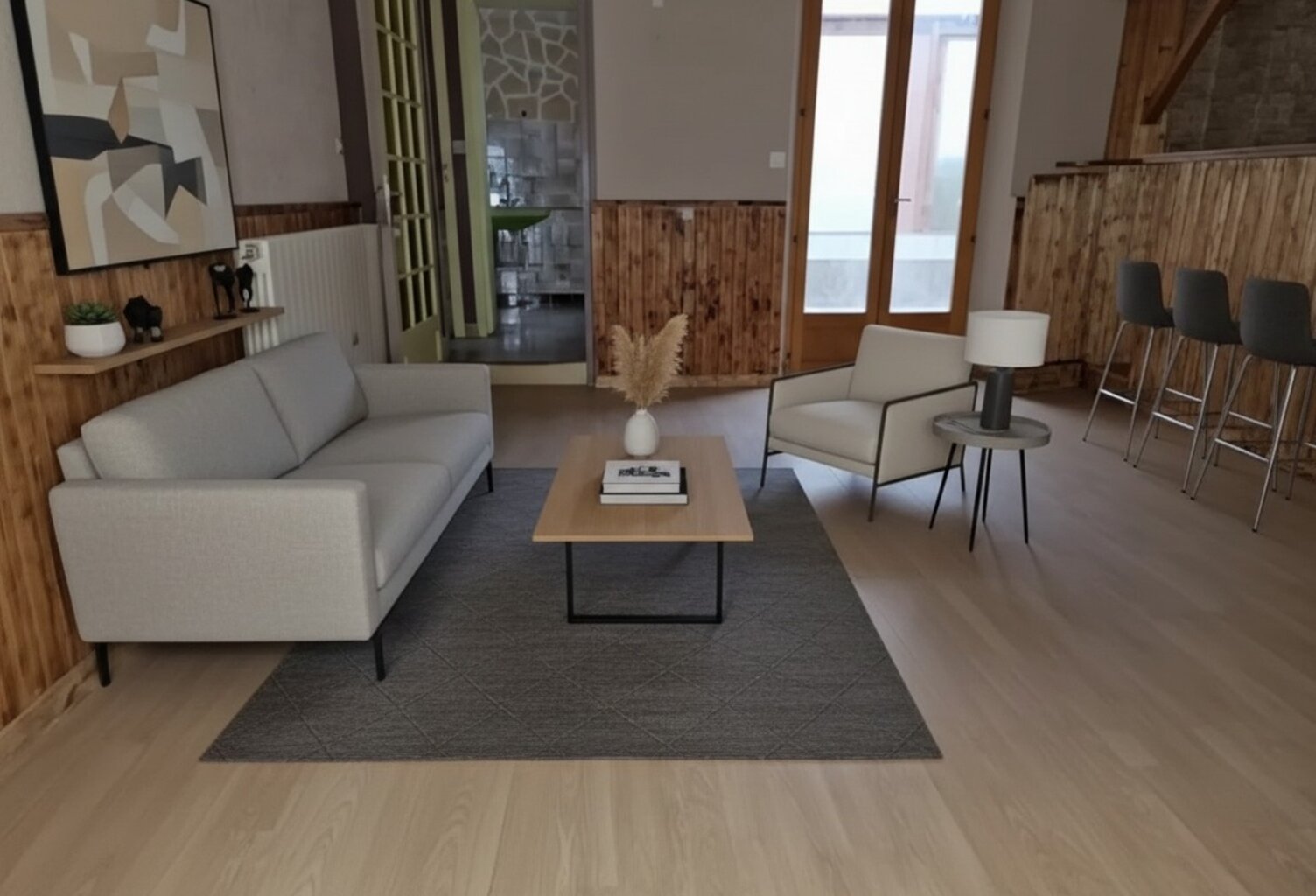 Dpt Vosges (88), à vendre MONTHUREUX-SUR-SAÔNE - MAISON duplex P4 avec VERANDA et JARDINET — photo 1