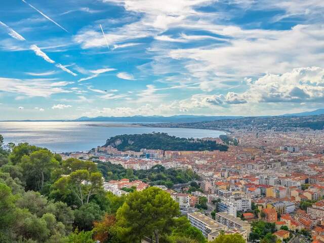 MONT BORON - 3 PIECES - VUE SUR LA BAIE DES ANGES — photo du bien