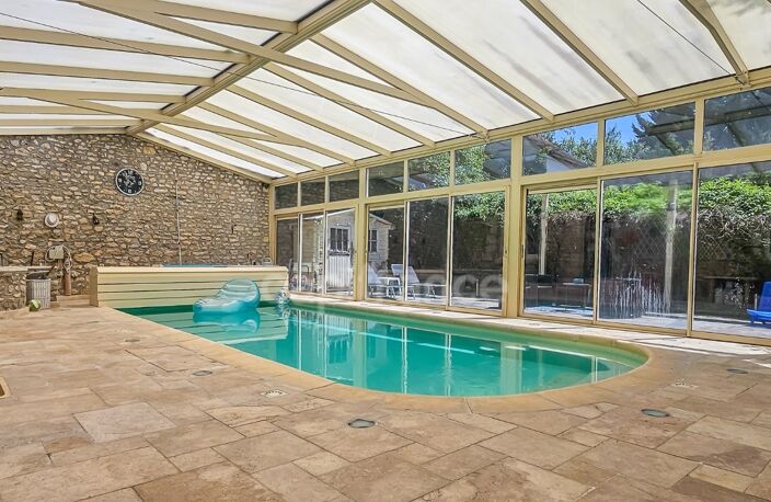 A vendre 8 pièces FONTAINE LA RIVIERE (91) Maison sur sous-sol avec cave voûtée et piscine — photo 2