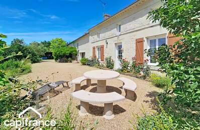 Maison en pierre de caractère 195 m² – 3 chambres – mezzanine – terrain 1 606 m² – Saint-Martin-de-Sanzay proche Saumur, Montreuil-Bellay et Thouars — photo du bien