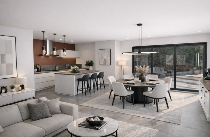 Appartement à vendre 4 pièces VIVIERS DU LAC (73) au RDC - 115,45 M2 - avec jardin, terrasse et stationnement — photo 2