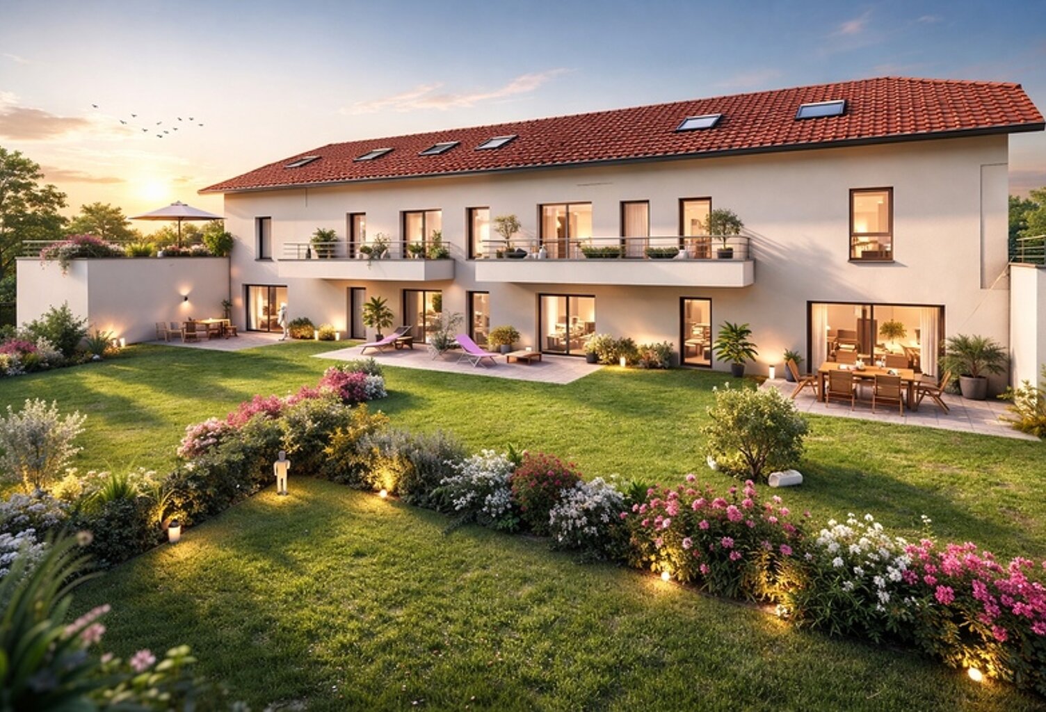 Appartement à vendre 3 pièces VIVIERS DU LAC (73) - 72,62 M2 avec jardin, terrasse et parking — photo 1