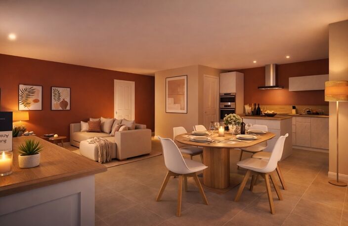 Appartement à vendre 3 pièces VIVIERS DU LAC (73) - 72,62 M2 avec jardin, terrasse et parking — photo 2