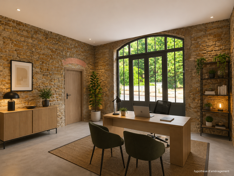 Local d'activité / Bureaux à aménager – Plateau de 89 m² avec 2 parkings – 190 000 € — photo 1