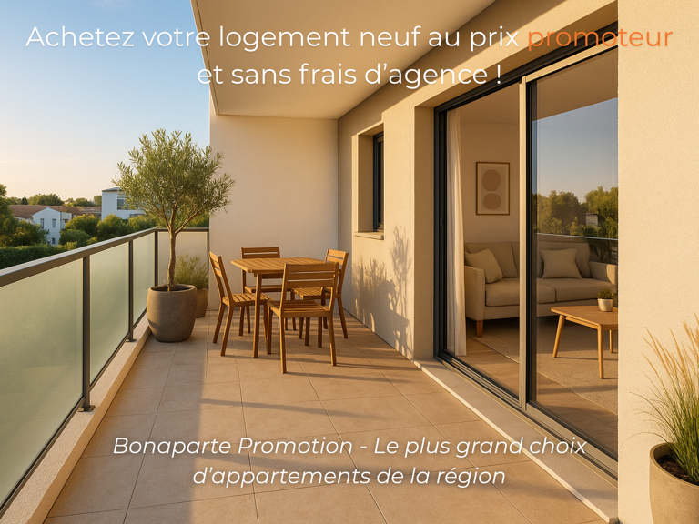 - SUPERBE T3 AU DERNIER ETAGE EXPOSE SUD ET PROCHE DE TOUT — photo 1