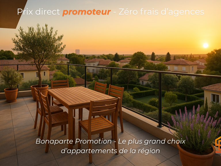 LANCEMENT COMMERCIAL - SUPERBE 3 PIECES DE 61M2 + 17M2 DE TERRASSE EXPO OUEST — photo 1